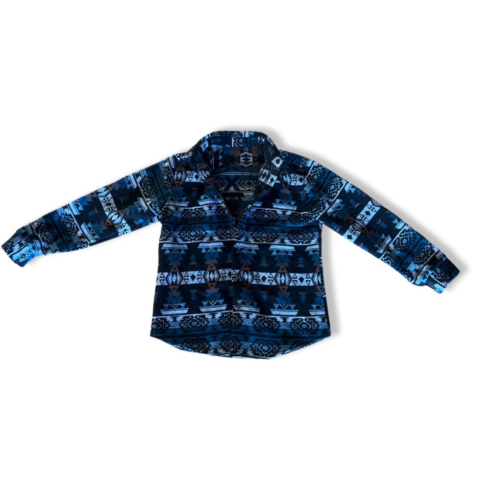 Mens Geo Pattern Overcoat